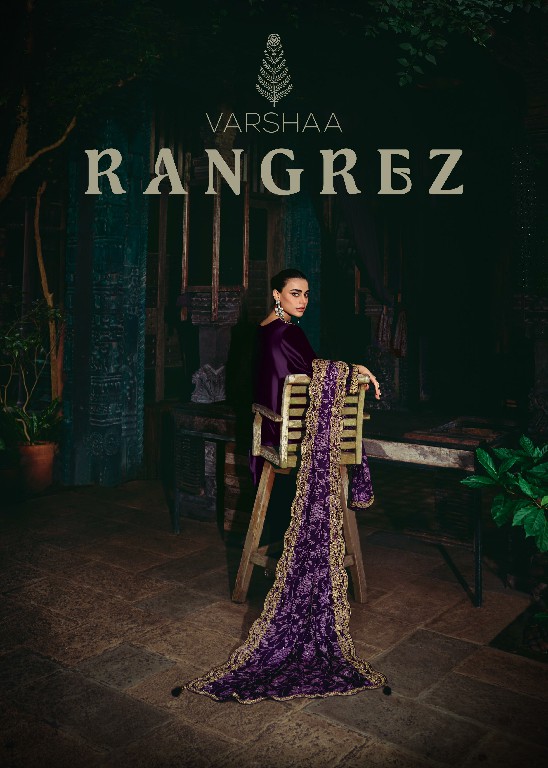 Varshaa Rangrez Wholesale Russian Silk With Embroidery Salwar Suits