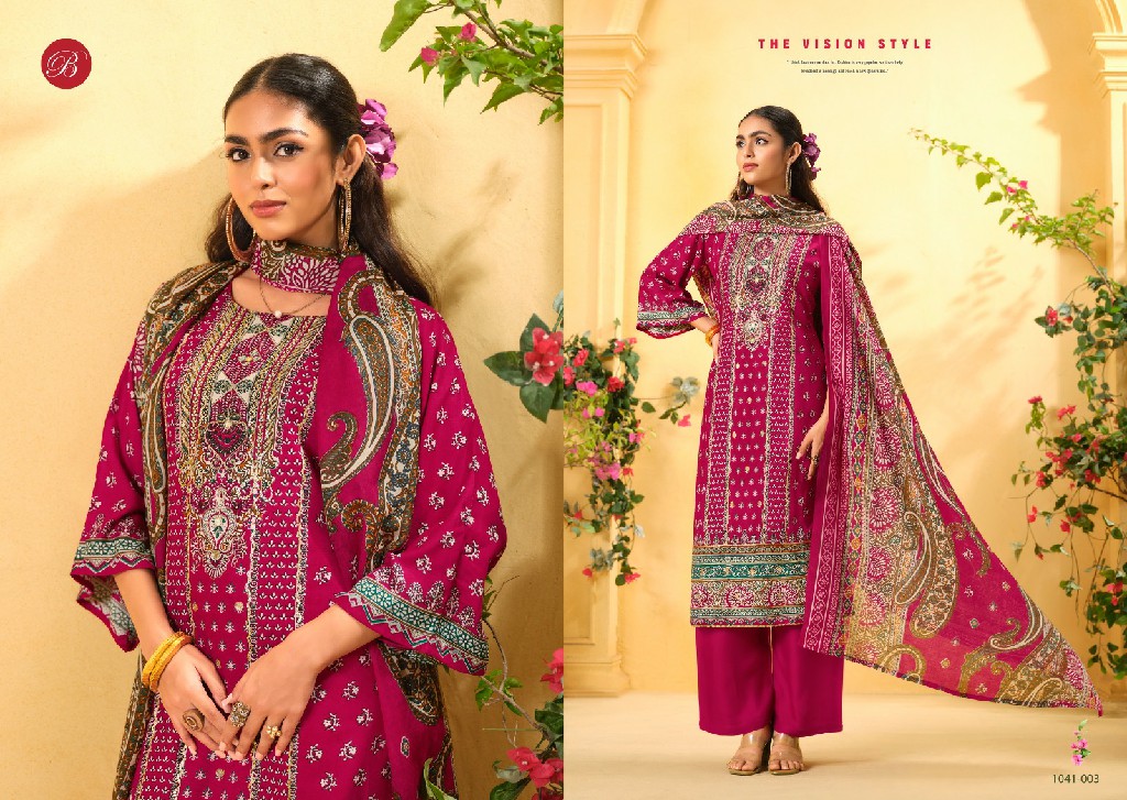 Belliza Mannat Wholesale Pure Viscose Reyon With Handwork Dress Material