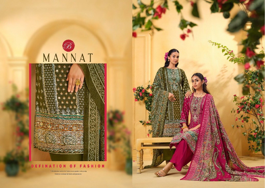 Belliza Mannat Wholesale Pure Viscose Reyon With Handwork Dress Material