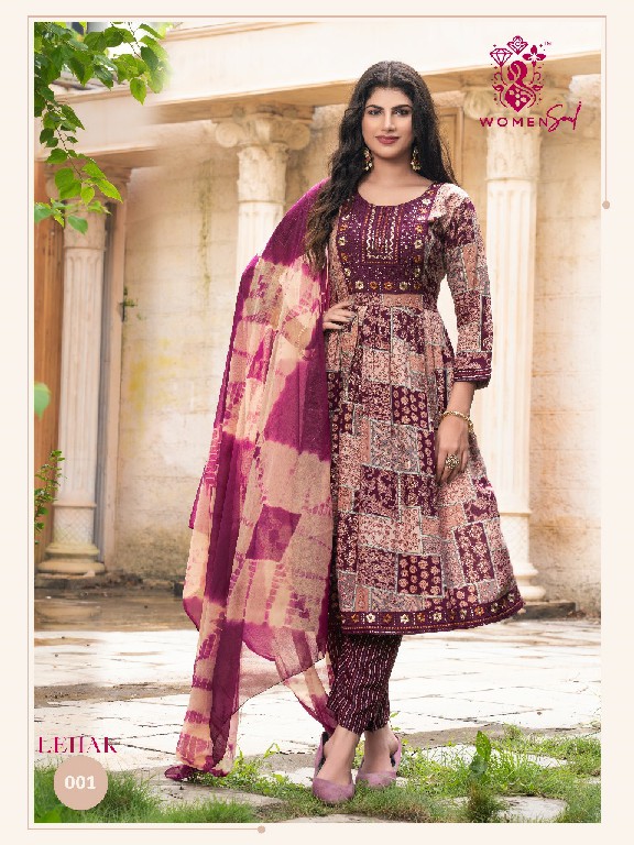 Women Soul Lehak Vol-1 Wholesale Flair Top With Pant And Dupatta