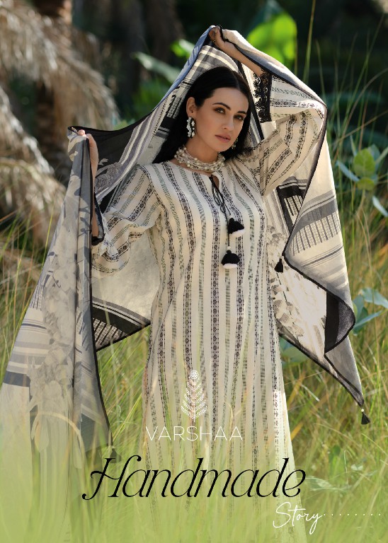 Varshaa Handmade Story Wholesale Handloom Cotton With Work Suits
