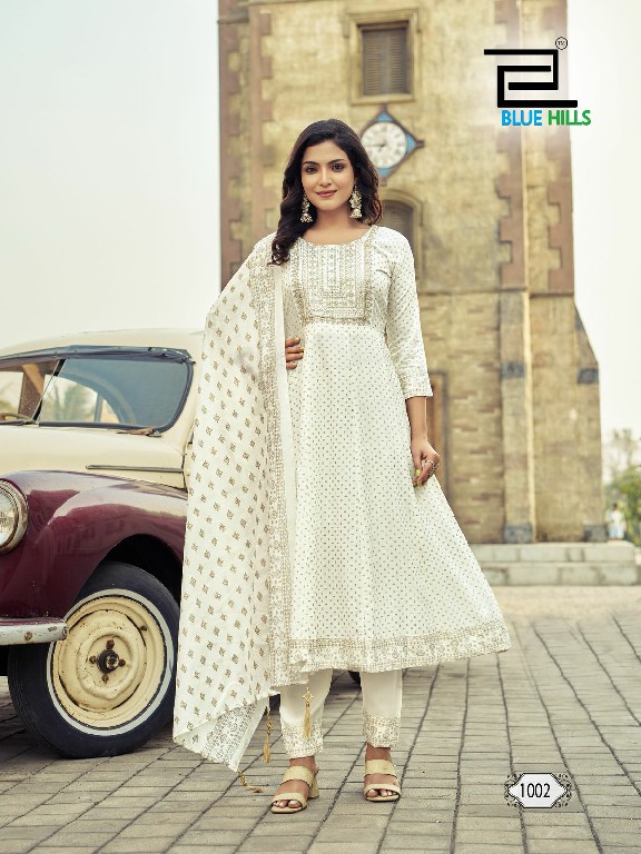 Blue Hills Aurelia Nx Wholesale Naira Cut Kurtis With Pant And Dupatta