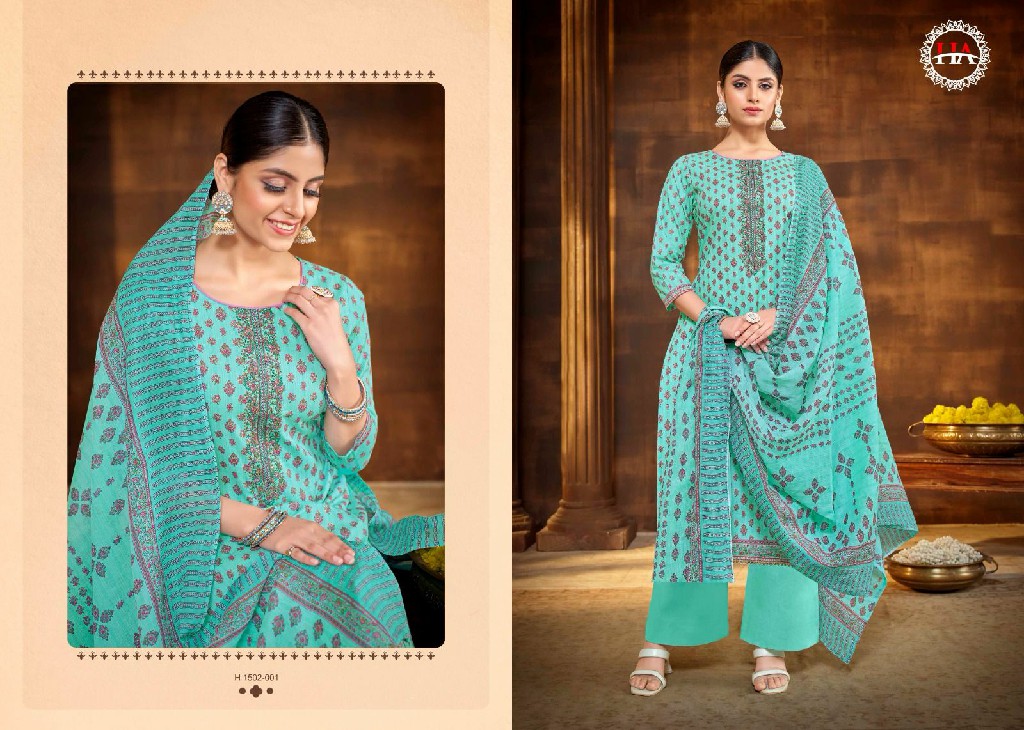 Harshit Lilly Wholesale Pure Cotton With Embroidery Work Dress Material