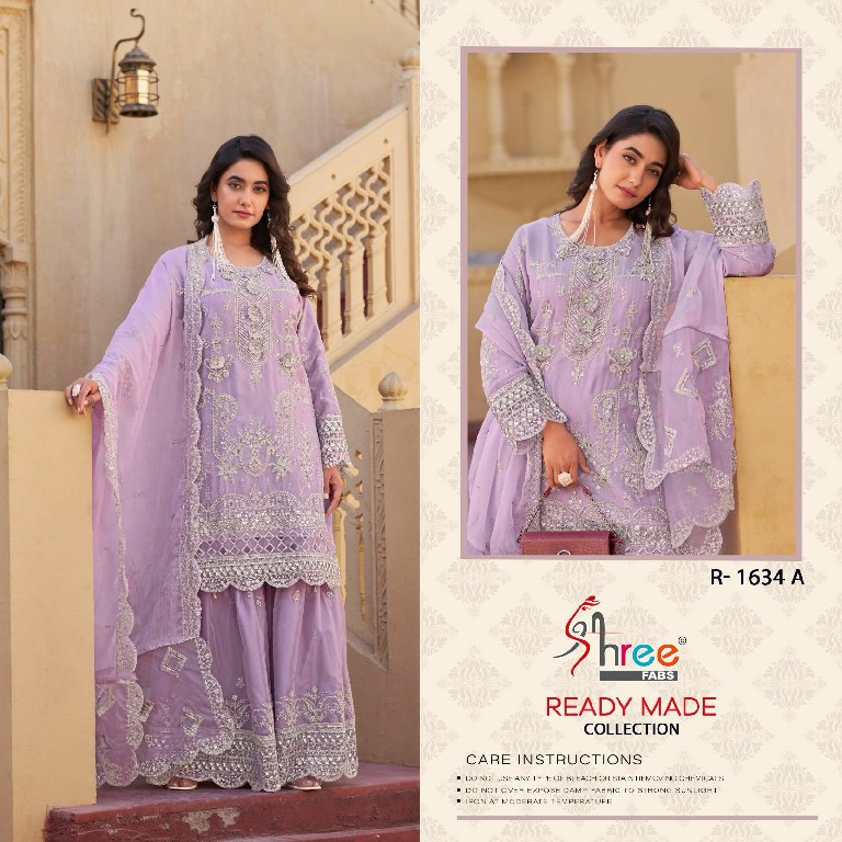 Shree Fabs R-1634 Wholesale Readymade Indian Pakistani Salwar Suits