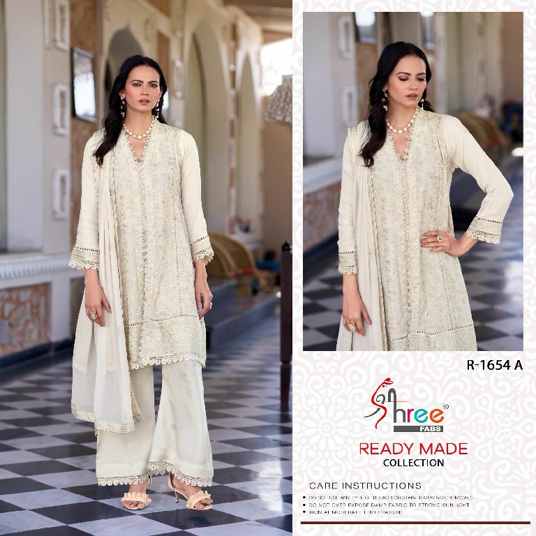 Shree Fabs R-1654 Wholesale Readymade Indian Pakistani Salwar Suits