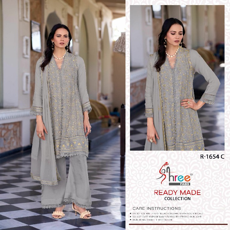 Shree Fabs R-1654 Wholesale Readymade Indian Pakistani Salwar Suits
