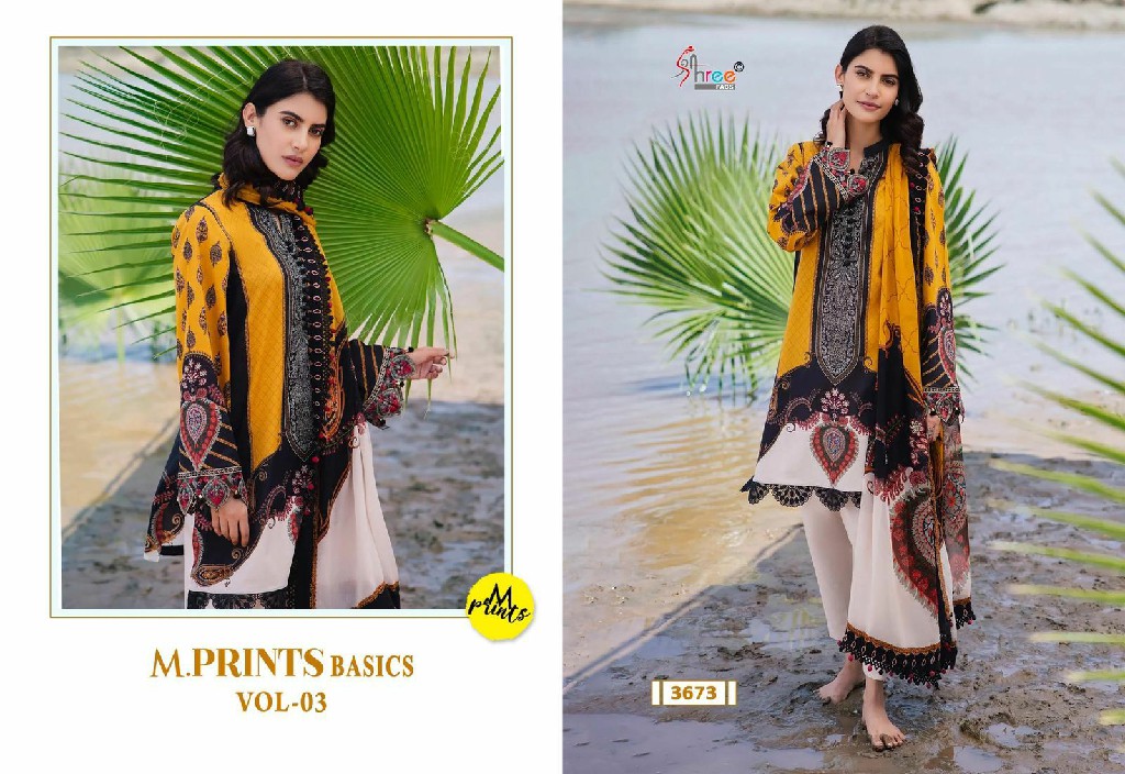Shree Fabs M Prints Basics Vol-3 Wholesale Indian Pakistani Concept Suits