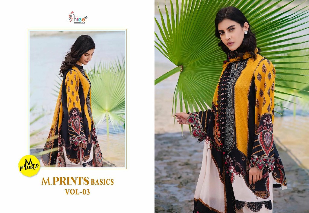 Shree Fabs M Prints Basics Vol-3 Wholesale Indian Pakistani Concept Suits