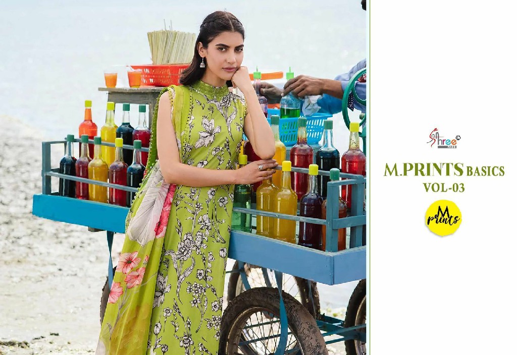 Shree Fabs M Prints Basics Vol-3 Wholesale Indian Pakistani Concept Suits