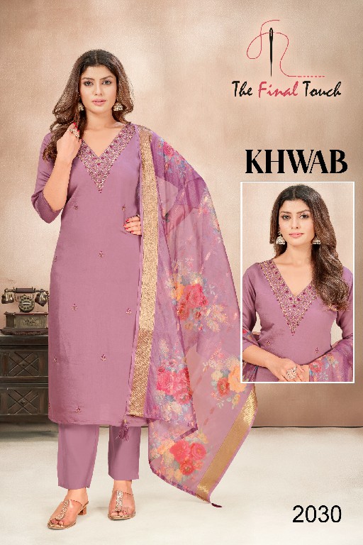 The Final Touch Khwab Wholesale Readymade Suits Combo