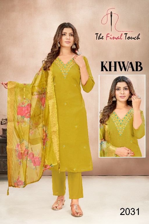 The Final Touch Khwab Wholesale Readymade Suits Combo