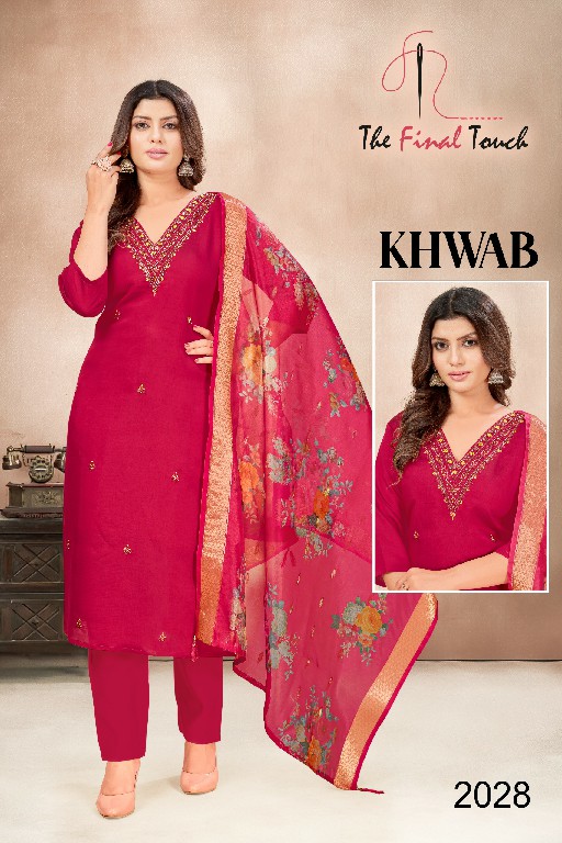 The Final Touch Khwab Wholesale Readymade Suits Combo