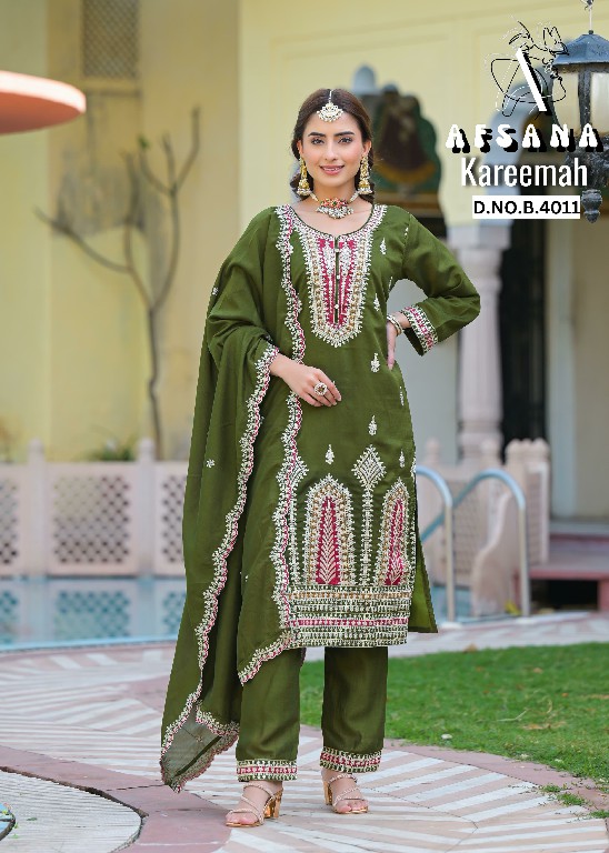 Afsana Kareemah Wholesale Readymade Indian Pakistani Suits Combo