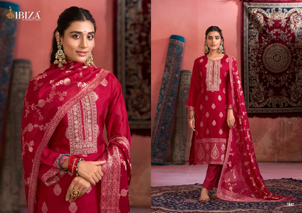 Ibiza Biella Wholesale Pure Banglory Silk With Embroidery Salwar Suits