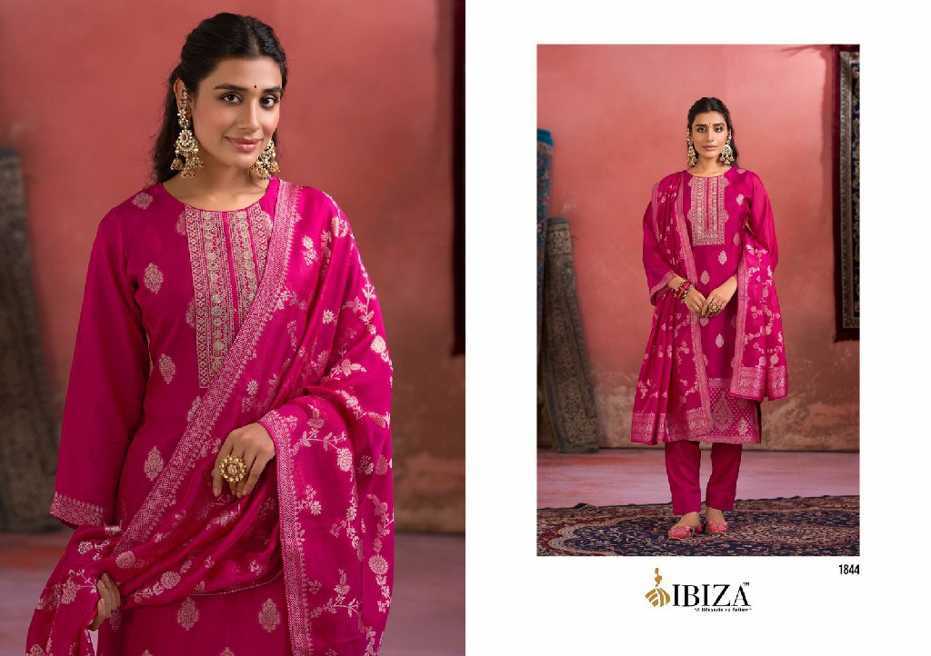 Ibiza Biella Wholesale Pure Banglory Silk With Embroidery Salwar Suits
