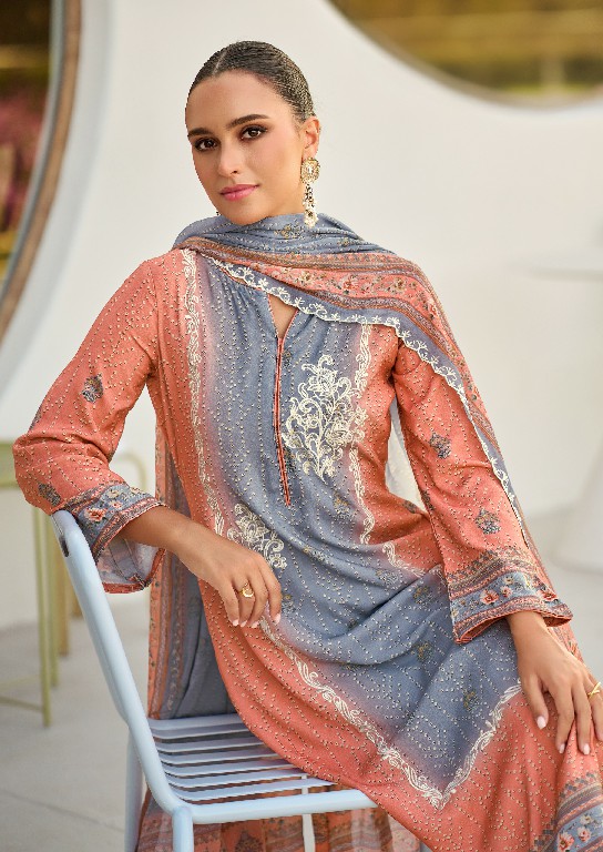 The Hermitage Shop Bandhej Wholesale Pure Jaam Satin With Work Dress Material