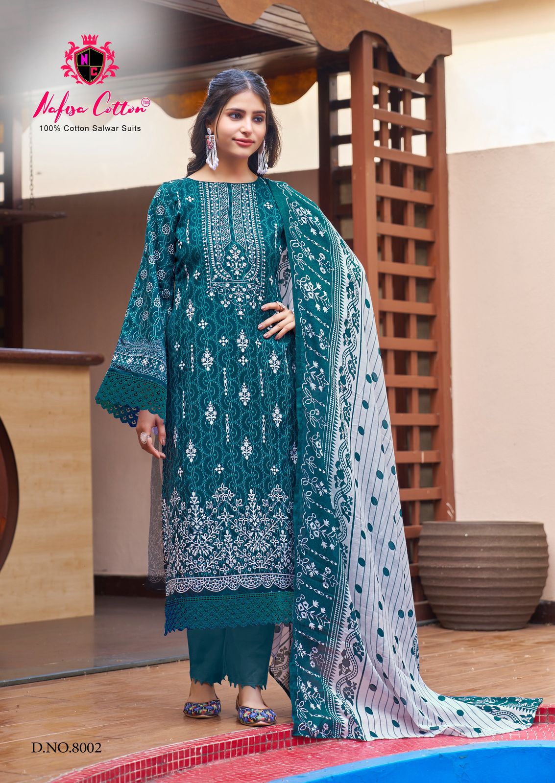 Nafisa Andaaz Karachi Suits Vol-8 Wholesale Printed Karachi Suits