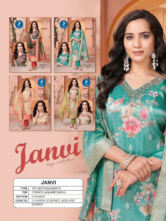 Kaya Janvi Wholesale 3 Piece Concept With Straight Cut Salwar Suits