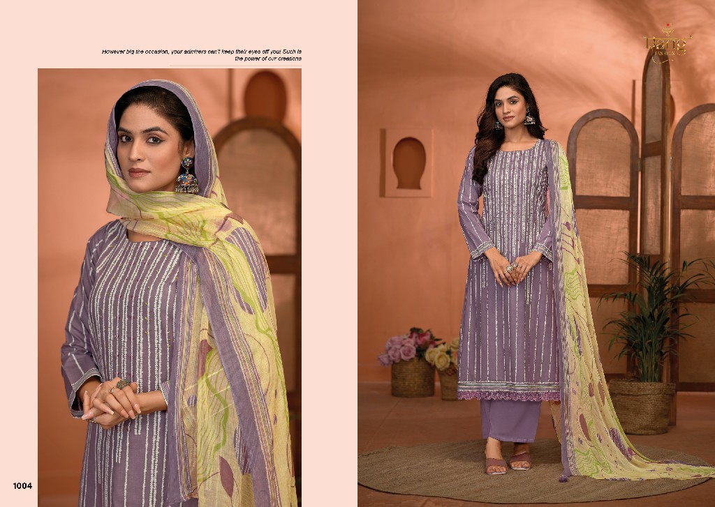 Rang Siara Wholesale Swiss Lawn With Knot And Embroidery Work Dress Material