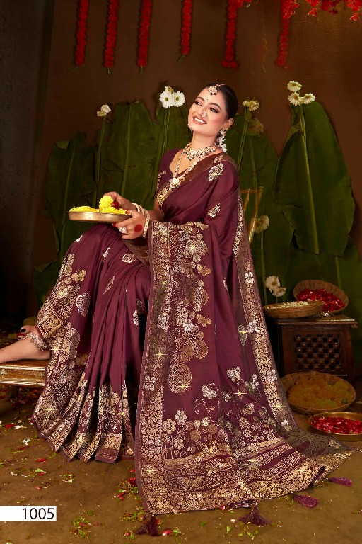 Saroj Mahabharat Dola Saroski Vol-7 Wholesale Soft Dola Silk With Rich Pallu Sarees