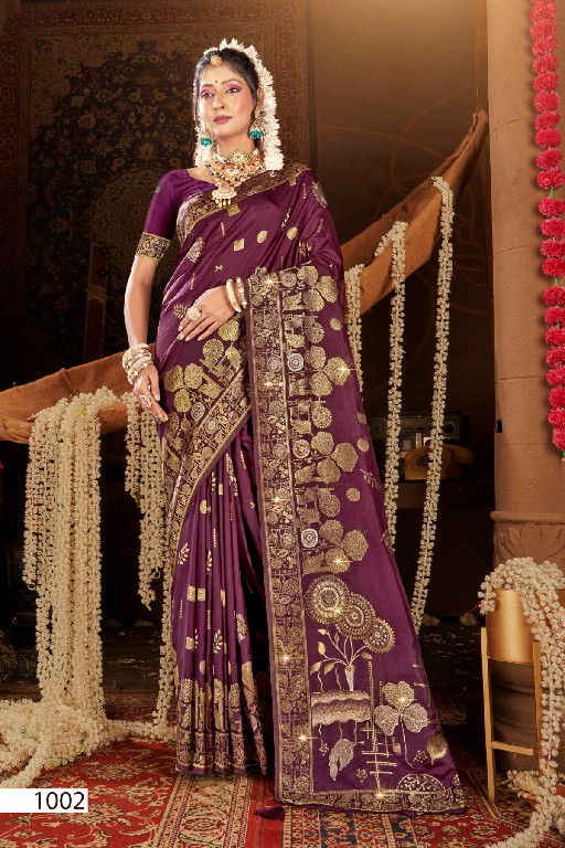 Saroj Mahabharat Dola Saroski Vol-9 Wholesale Soft Dola Silk With Rich Pallu Sarees