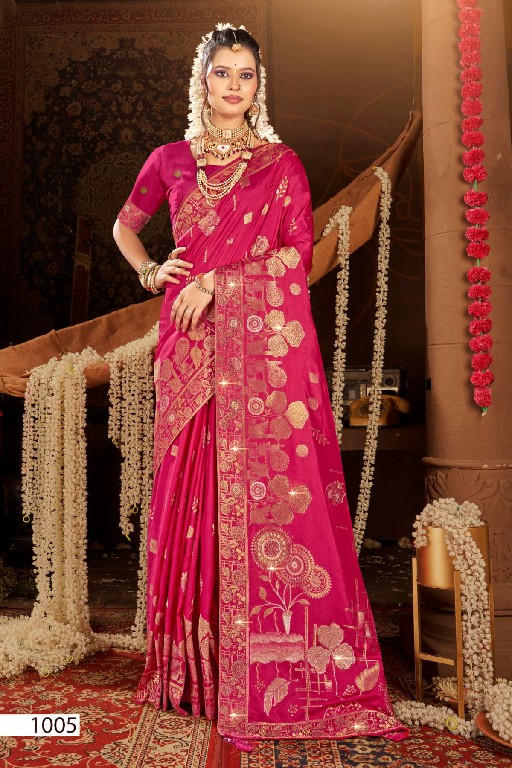 Saroj Mahabharat Dola Saroski Vol-9 Wholesale Soft Dola Silk With Rich Pallu Sarees