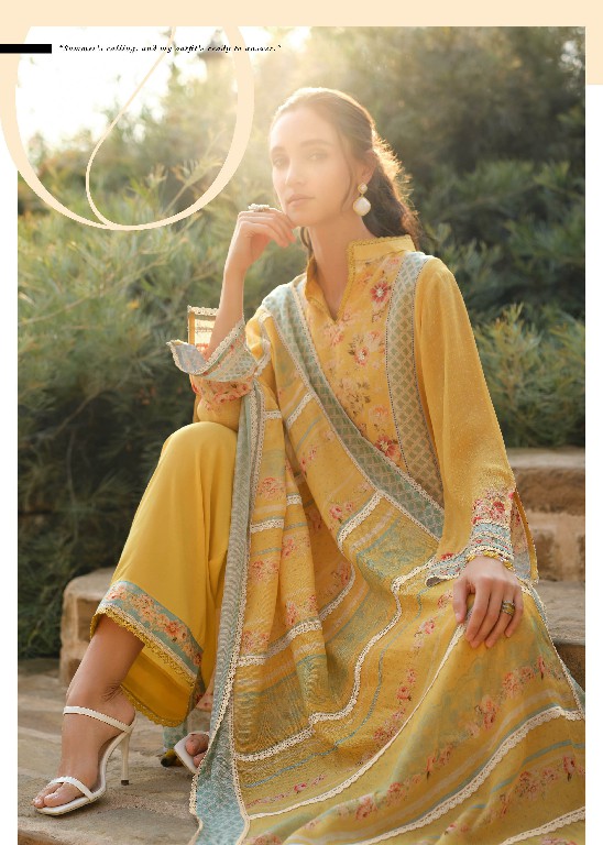 Varsha Rose Wholesale Cotton Linen With Embroidery Salwar Suits