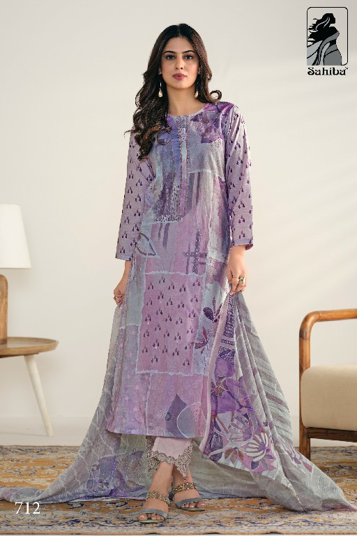 Sahiba Aashima Wholesale Pure Cotton Lawn With Handwork Salwar Suits