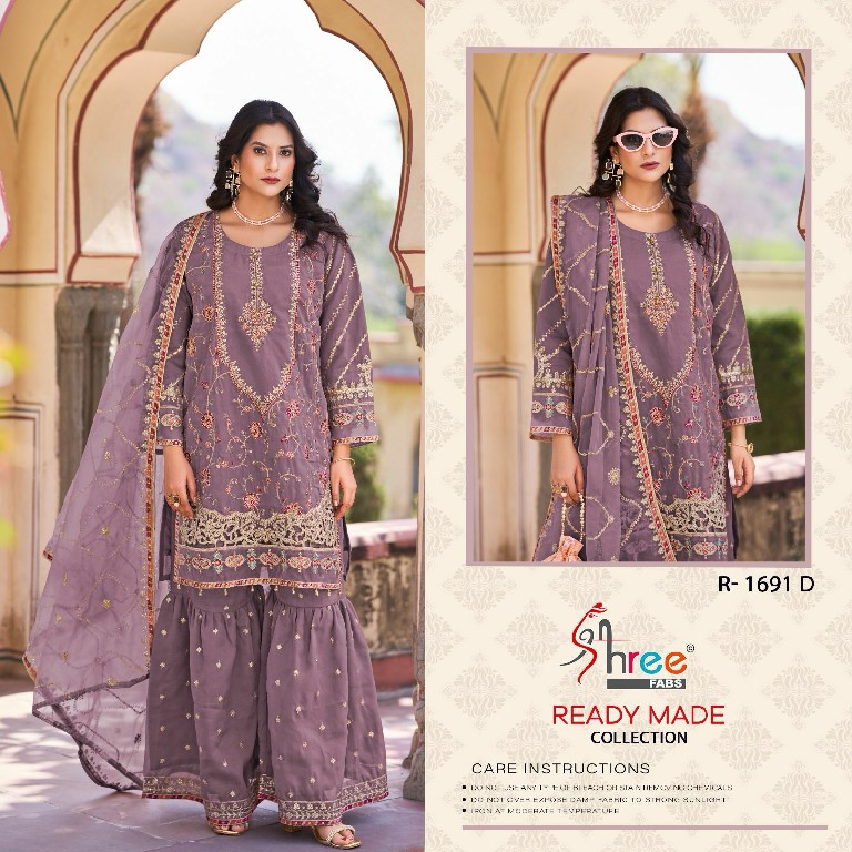 Shree Fabs R-1691 Wholesale Readymade Indian Pakistani Salwar Suits
