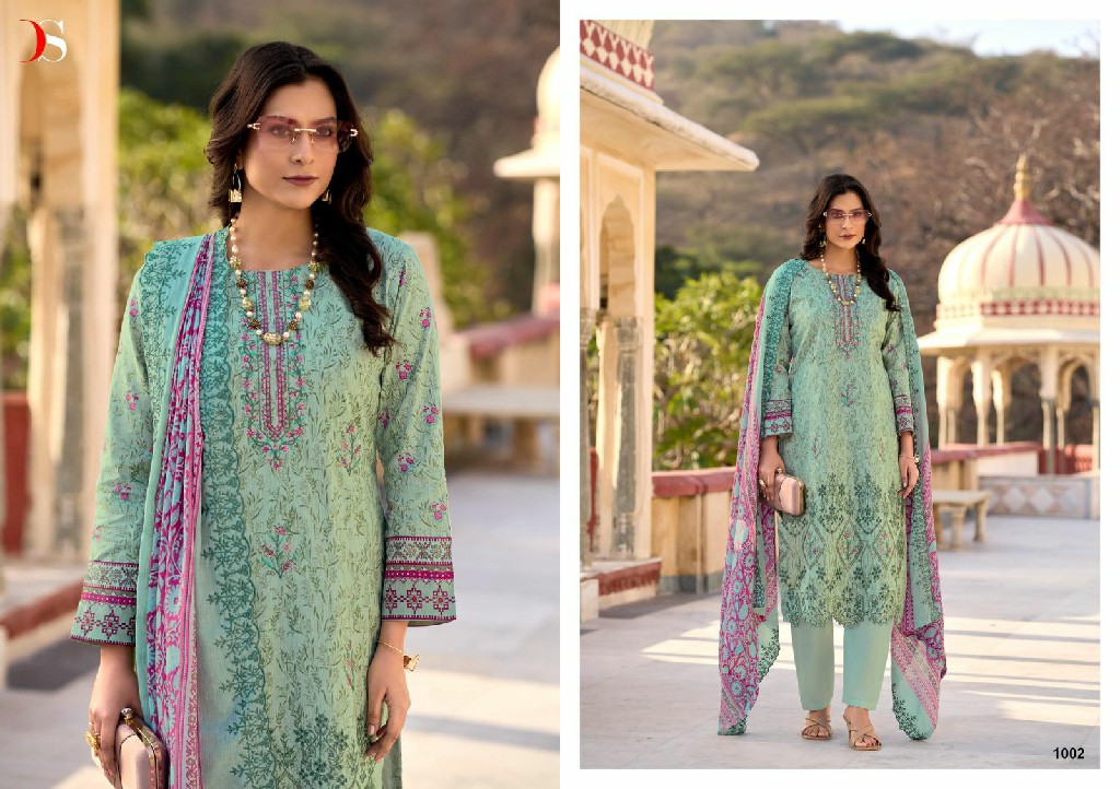 Deepsy Bin Saeed Vol-14 Wholesale Lawn Collection Pakistani Suits Dress Material