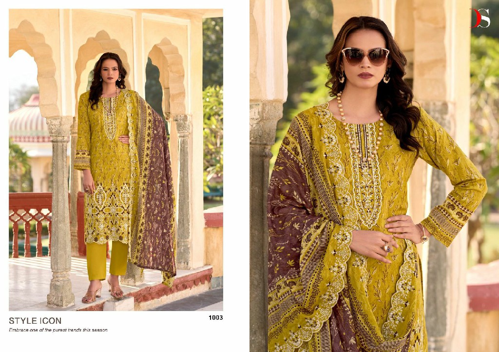 Deepsy Bin Saeed Vol-14 Wholesale Lawn Collection Pakistani Suits Dress Material