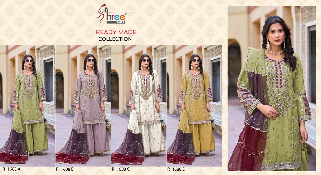 Shree Fabs R-1688 Wholesale Readymade Indian Pakistani Salwar Suits