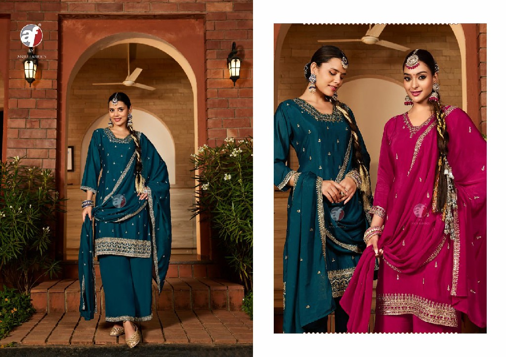 Anju Sahiba Vol-7 Wholesale Short Kurti With Divider And Dupatta