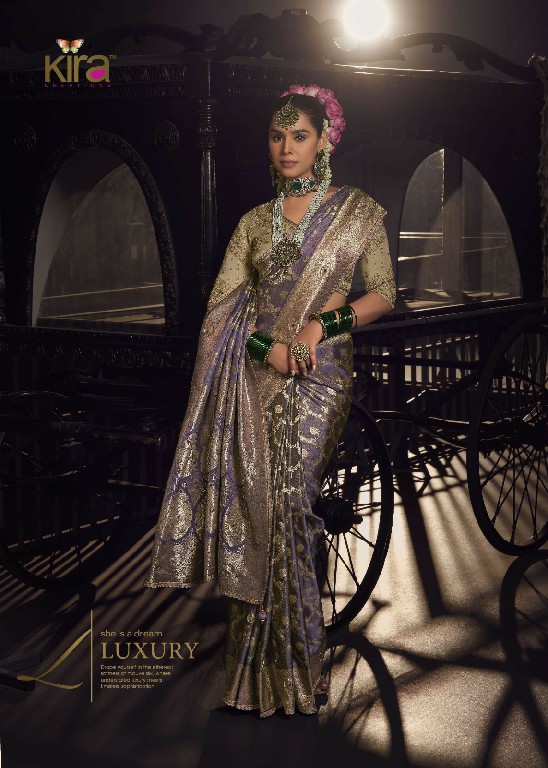 Kira Creation Kesha Wholesale Pure Viscose Tissue With Handworked Designer Sarees