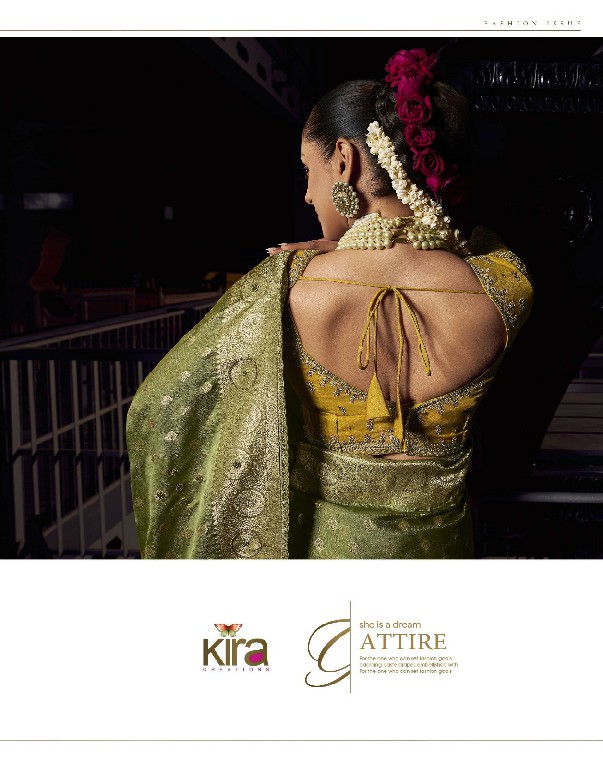 Kira Creation Kesha Wholesale Pure Viscose Tissue With Handworked Designer Sarees