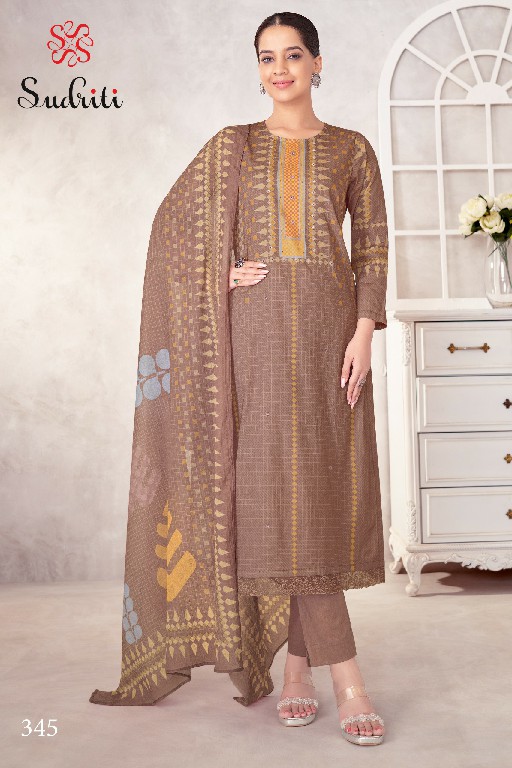 Sudriti Magic Stripe Wholesale Pure Cotton With Hand Work Salwar Suits