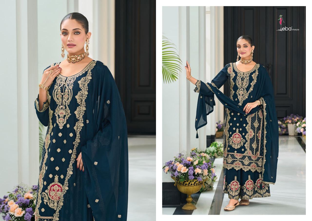 eba lifestyle zulfat palazzo style eid dresses collection