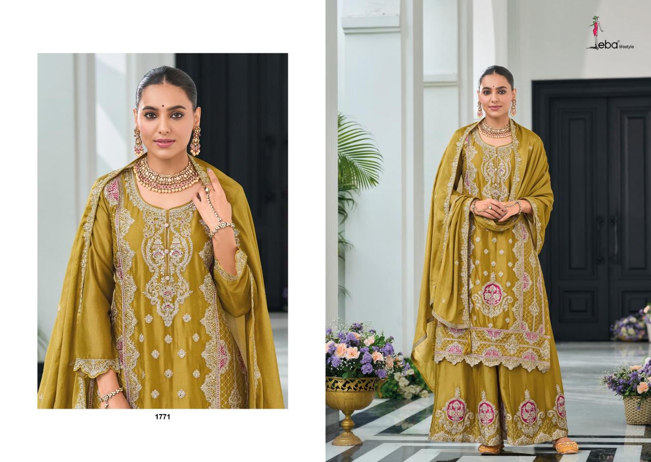 eba lifestyle zulfat palazzo style eid dresses collection