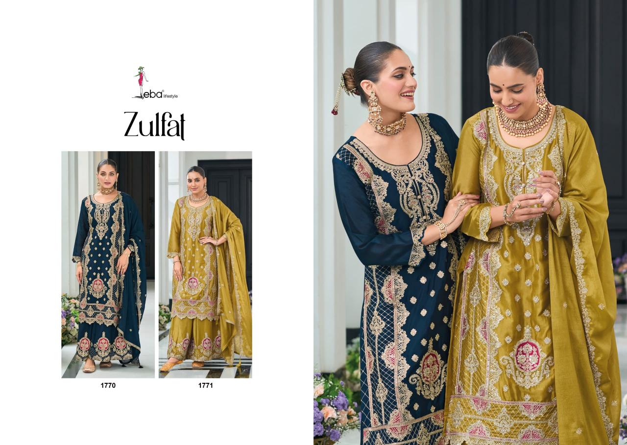 eba lifestyle zulfat palazzo style eid dresses collection