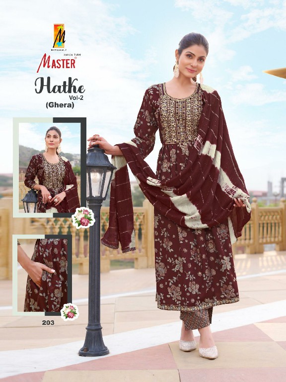 Master Hatke Vol-2 Ghera Wholesale Ghera Kurtis With Pant And Dupatta