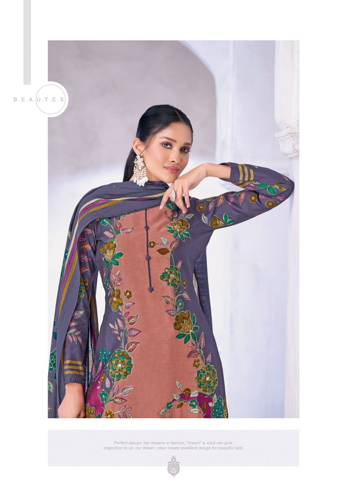 Suryajyoti Kareena Vol-1 Wholesale Pure Modal Discharge With Work Dress Material
