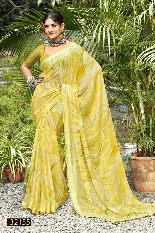 Vallabhi Swantika Vol-5 Wholesale Georgette Fabrics Abstract Print Sarees
