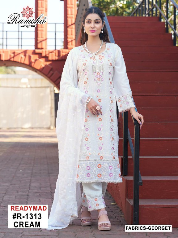 Ramsha R-1313 Wholesale Readymade Indian Pakistani Salwar Suits