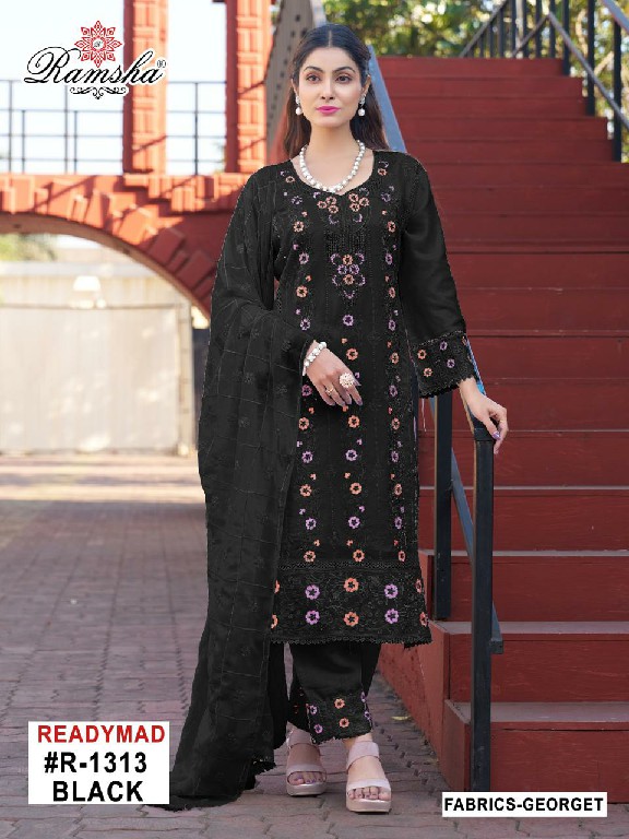 Ramsha R-1313 Wholesale Readymade Indian Pakistani Salwar Suits