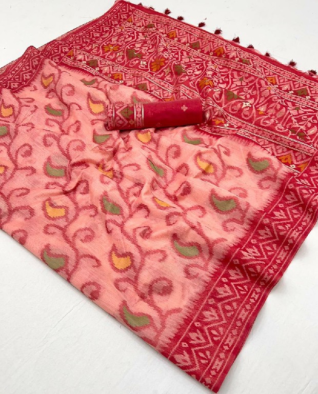 SOSY Jamdani Wholesale Spun Handwoven Jamndani Ethnic Sarees