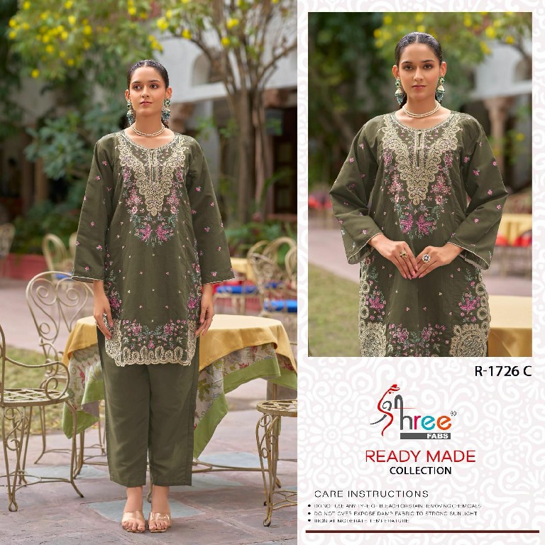 Shree Fabs R-1726 Wholesale Readymade Indian Pakistani Code Sets