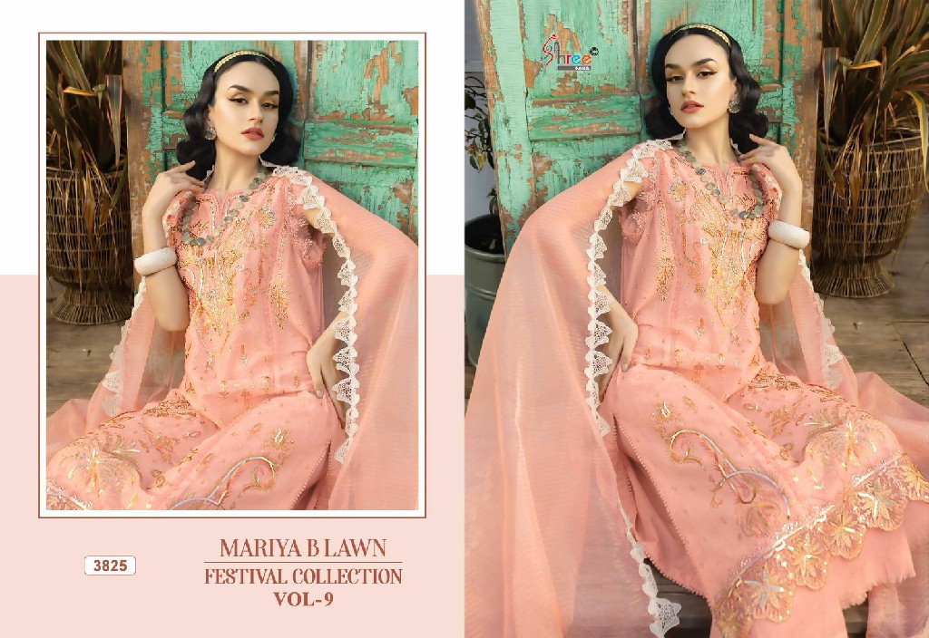 Shree Fabs Mariya B Lawn Festival Collection Vol-9 Wholesale Indian Pakistani Suits