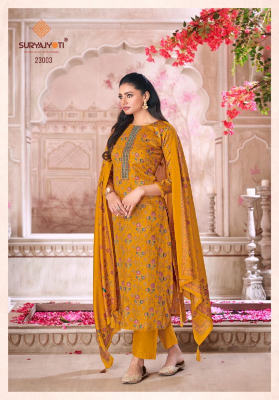 kalki vol 23 by suryajyoti jam satin elegant style dress material