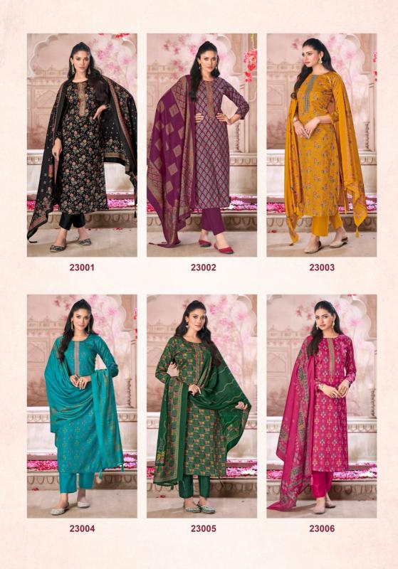 kalki vol 23 by suryajyoti jam satin elegant style dress material