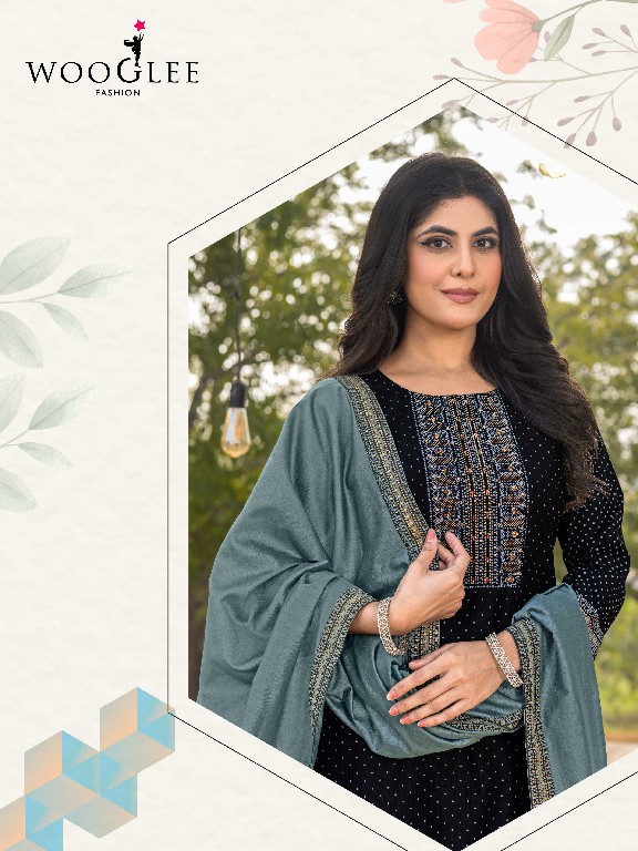 Wooglee Skyline Wholesale Vetican Fabrics Readymade 3 Piece Salwar Suits